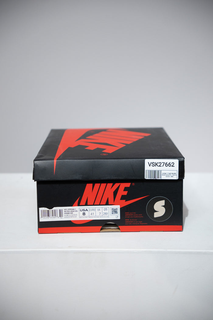 Jordan 1 High Metallic Gold (Taille 41)