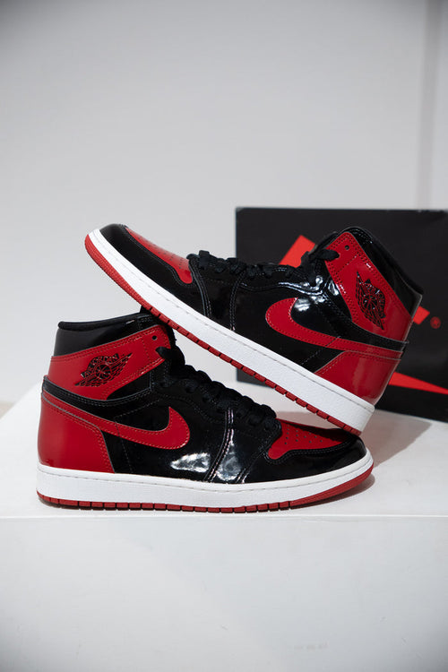 Jordan 1 High Patent Bred (Taille 42,5)