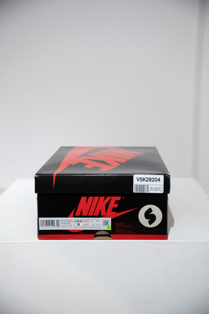 Jordan 1 High Patent Bred (Taille 42,5)