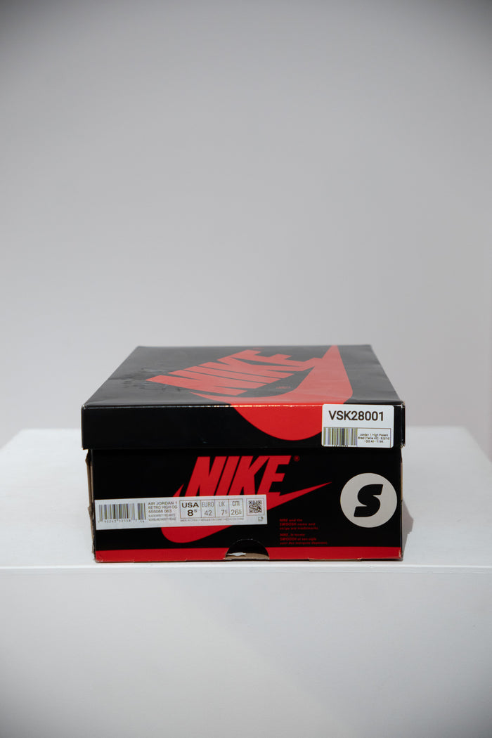 Jordan 1 High Patent Bred (Taille 42)