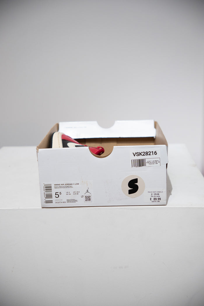 Jordan 1 Low Mystic Hibiscus (Taille 36)
