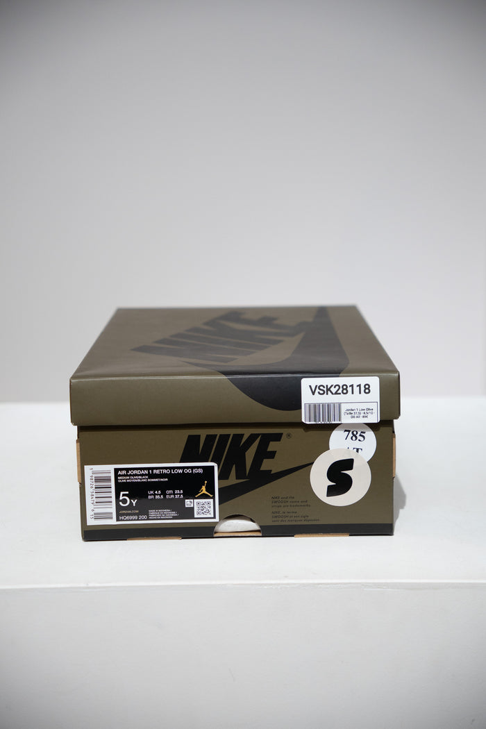Jordan 1 Low Olive (Taille 37,5)