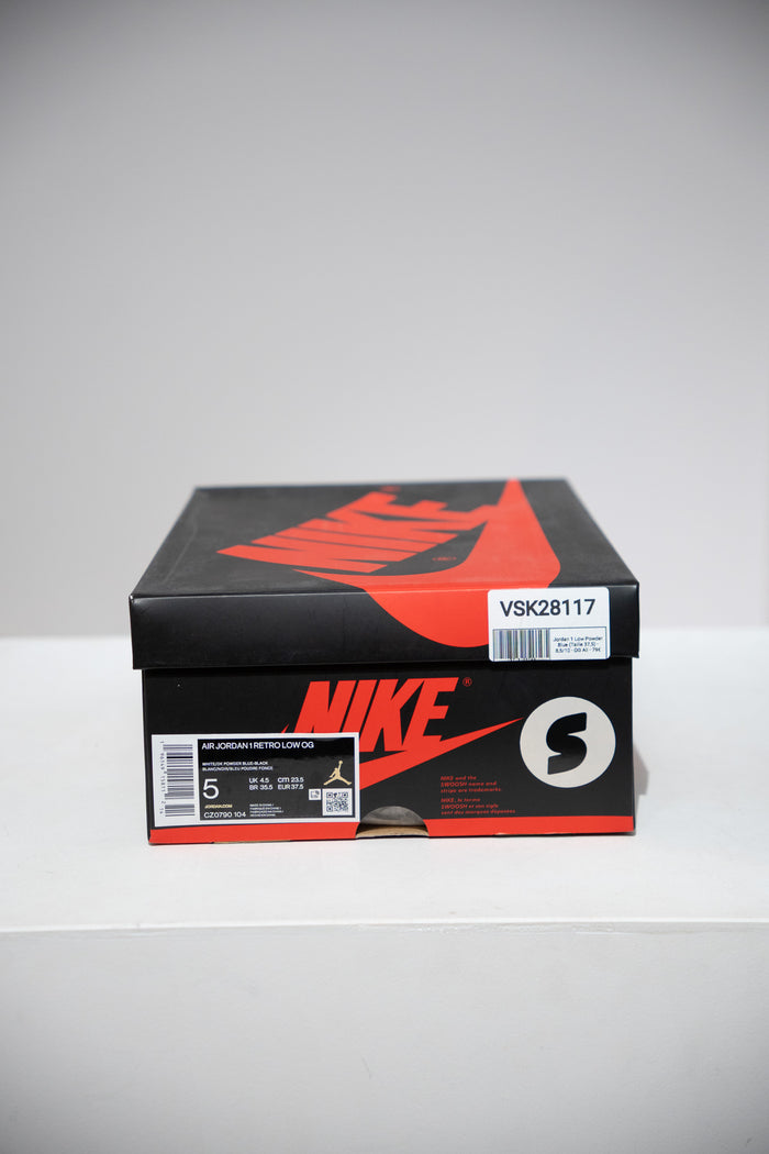 Jordan 1 Low Powder Blue (Taille 37,5)