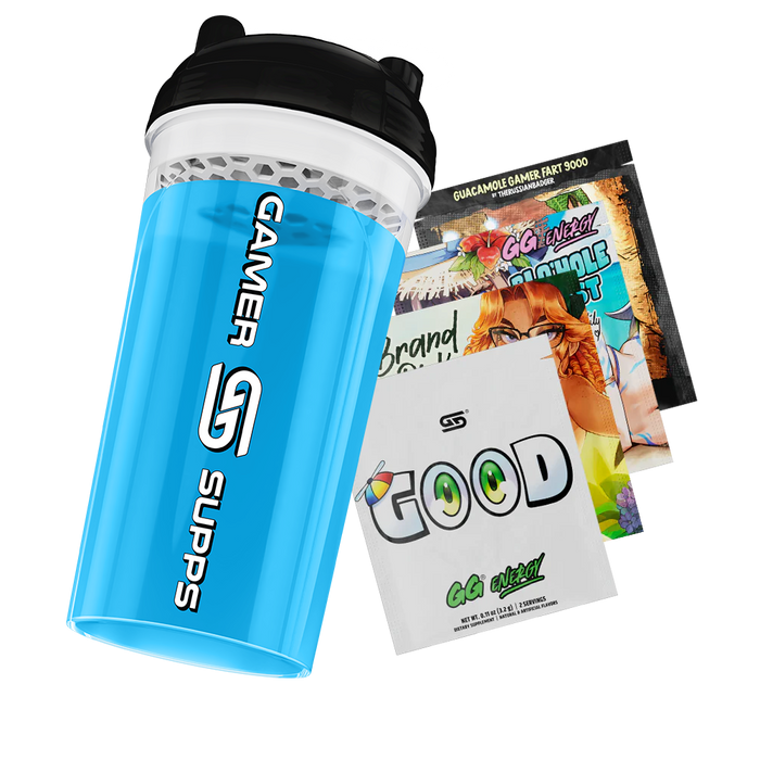 24oz Gamer Supps Shaker Clear - 10 - Gamer Supps