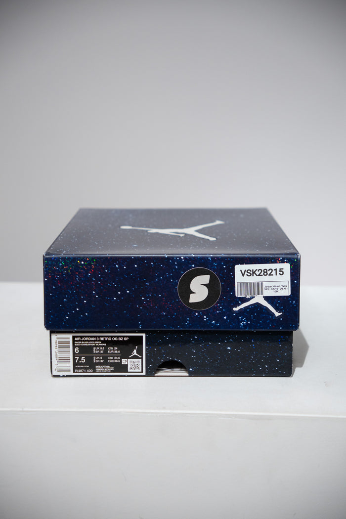 Jordan 3 Brazil (Taille 38,5)
