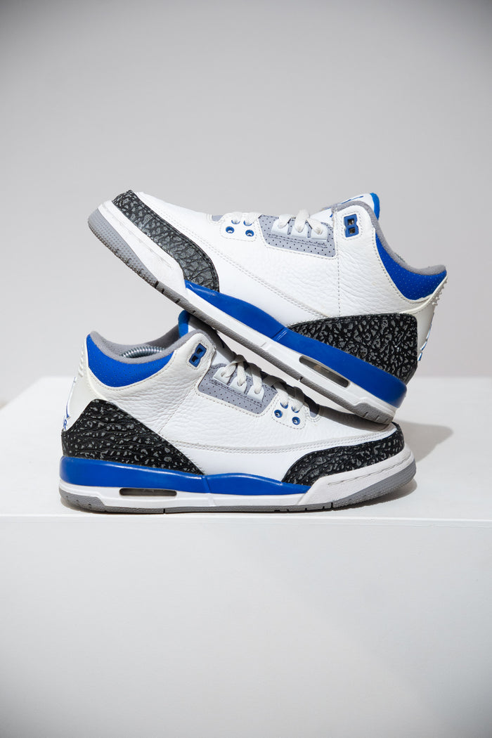 Jordan 3 Racer Blue GS (Taille 38,5)