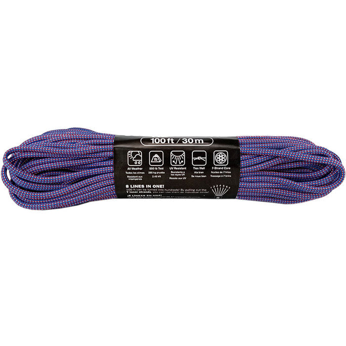 550 Colour Changing Paracord 100ft/30m - Atwood Rope - Rope & Cordage