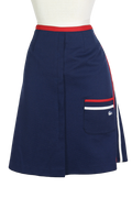 70s Kaymaker Blue/Rd/Wht Athletic Skort                  w31