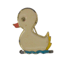 80s Beatrix Enamel Duck Brooch
