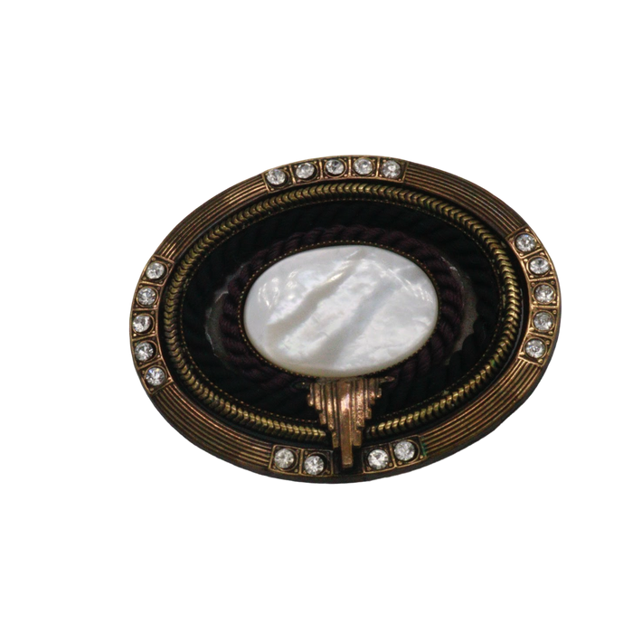 80s Ermani Bugatti Deco Style Brooch