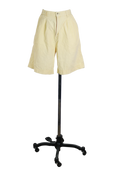 90s Arizona Jean Yellow Linen Shorts  w27