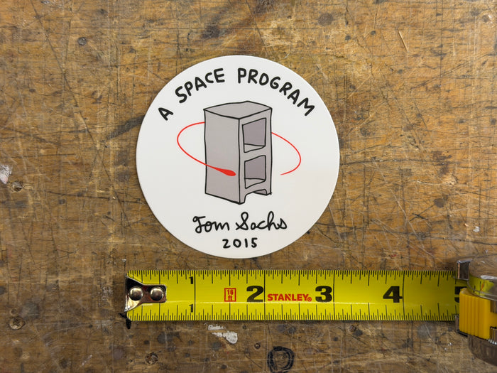 A Space Program Sticker