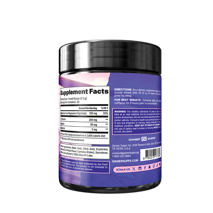 AFK+ (with Melatonin): Grape - 40 Servings - Gamer Supps