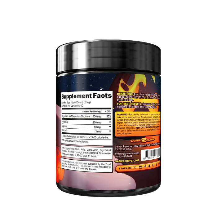 AFK+ (with Melatonin): Sweet Dreams by Sinder - 40 Servings - Gamer Supps