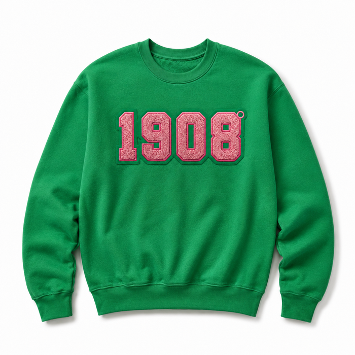 AKA 1908 Chenille Crewneck