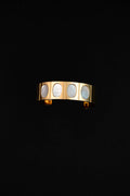 Alys 18kt Gold Plated Shell Cuff Bracelet