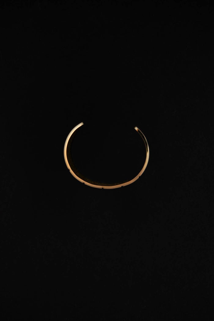 Alys 18kt Gold Plated Shell Cuff Bracelet