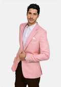 Astor Salmon Linen Jacket - SARTORO