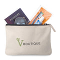 Avery Cotton Zippered Pouch