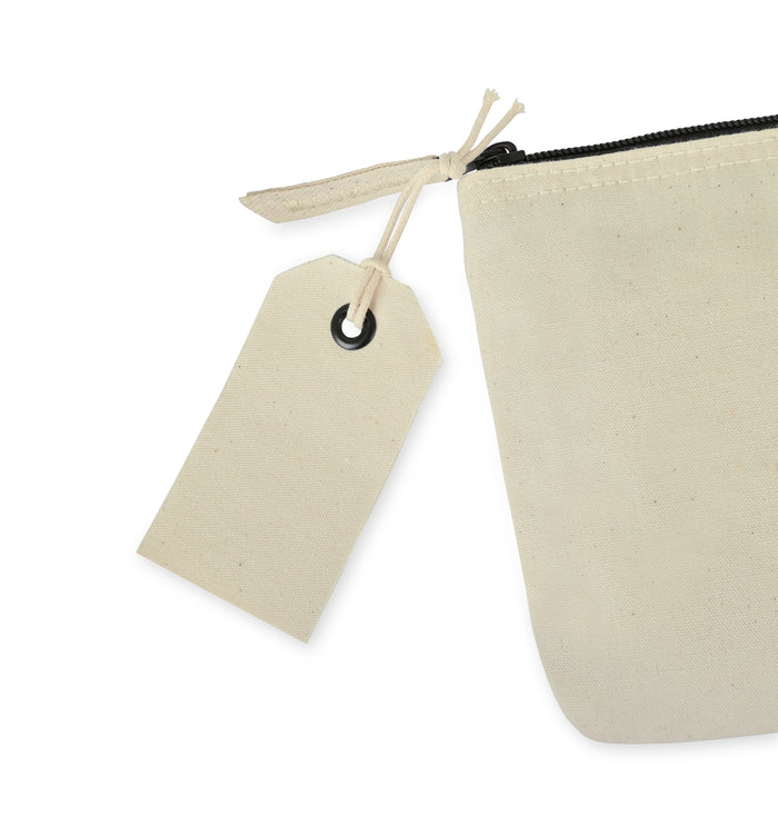 Avery Cotton Zippered Pouch
