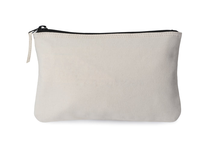 Avery Cotton Zippered Pouch