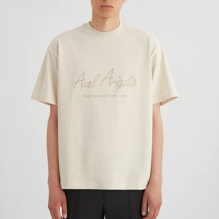 Axel Arigato - Court T-Shirt in Pale Beige - Nigel Clare