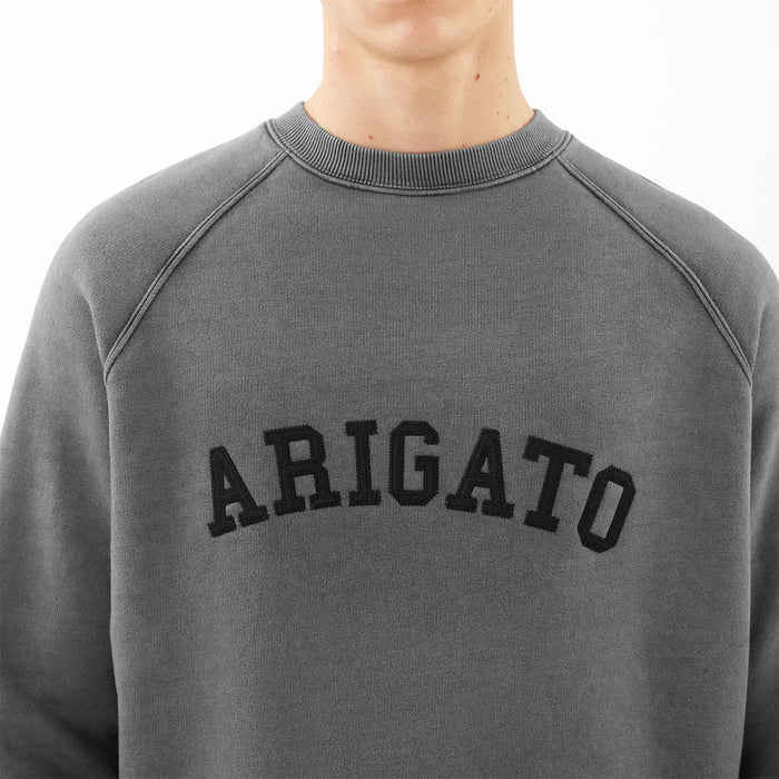 Axel Arigato - Ivy College Logo Sweatshirt in Faded Black - Nigel Clare