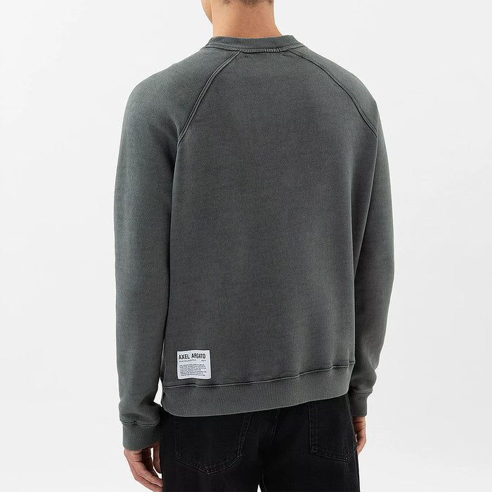 Axel Arigato - Ivy College Logo Sweatshirt in Faded Black - Nigel Clare