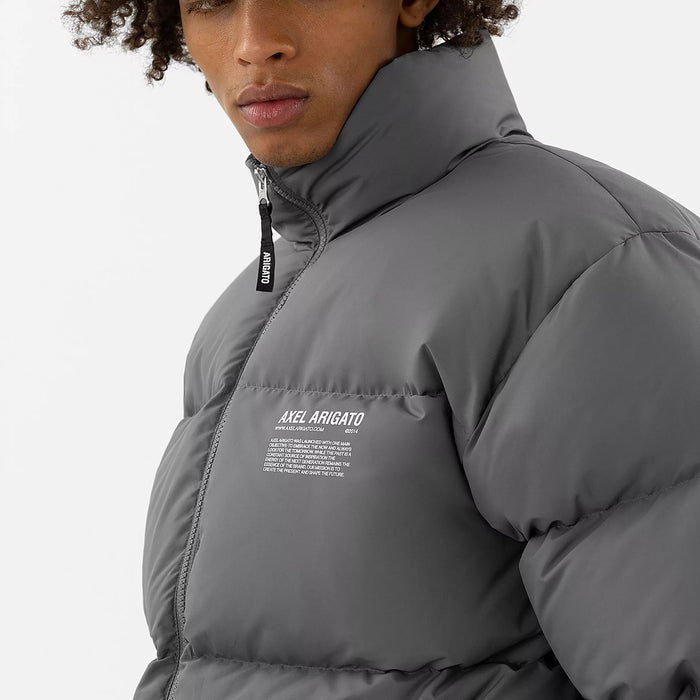 Axel Arigato - Observer Puffer Jacket in Dark Grey - Nigel Clare