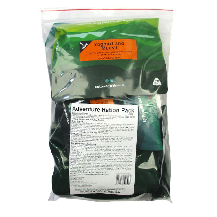 Back Country Cuisine - Adventure Ration Pack - Back Country - MRE
