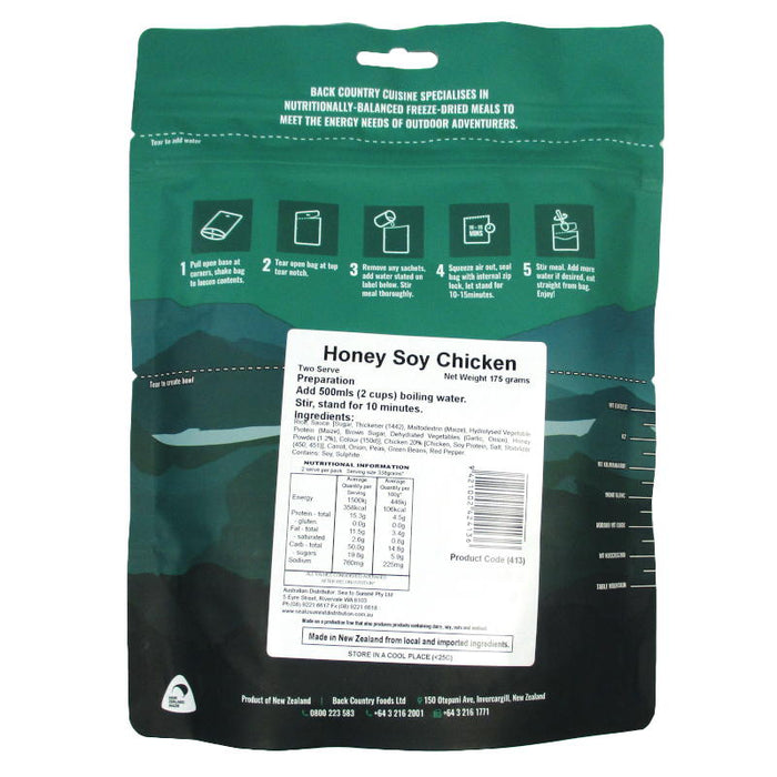 Back Country Cuisine - Honey Soy Chicken - Back Country - MRE