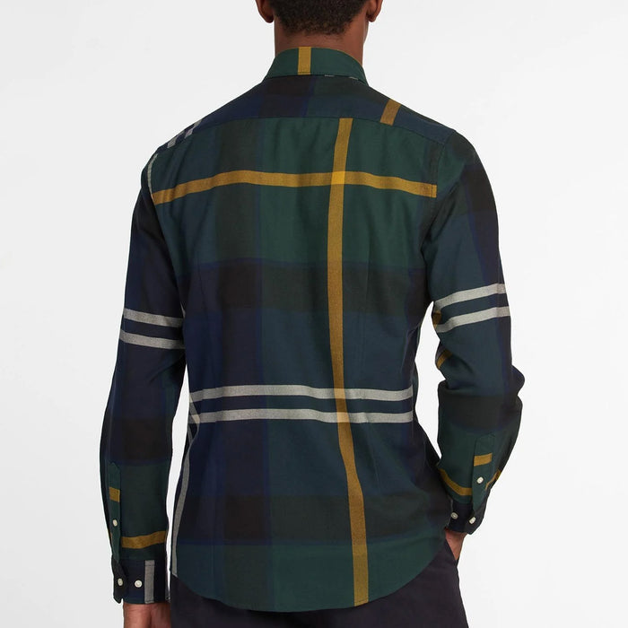Barbour - Dunoon Tailored Fit Shirt in Seaweed Tartan - Nigel Clare