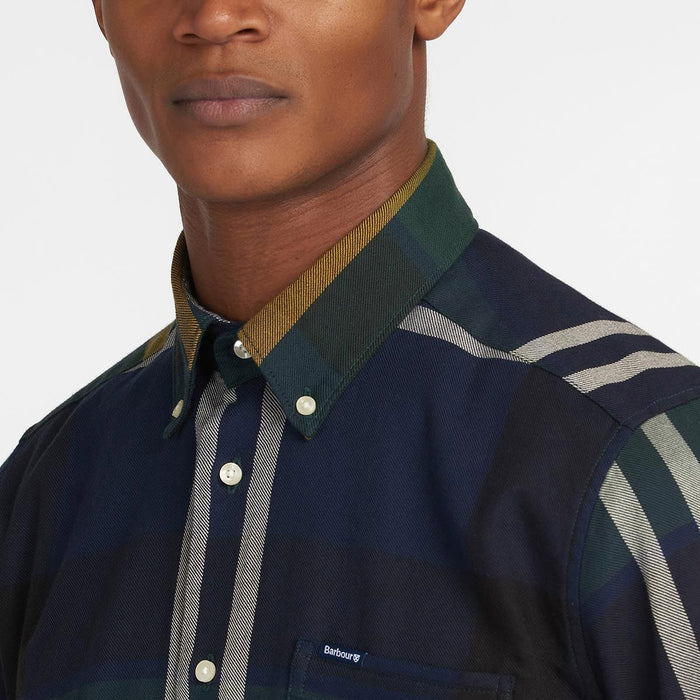 Barbour - Dunoon Tailored Fit Shirt in Seaweed Tartan - Nigel Clare
