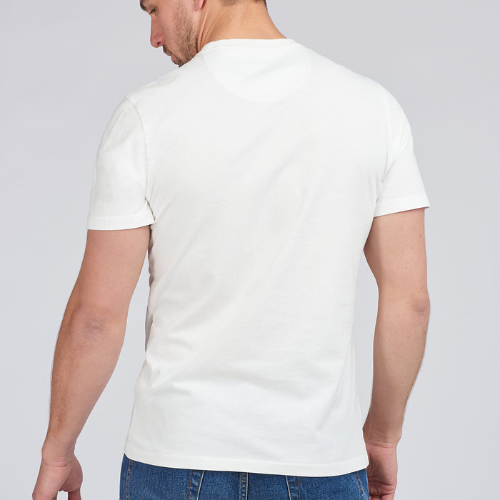 Barbour Intl - Goggles Steve McQ T-Shirt in Off White - Nigel Clare