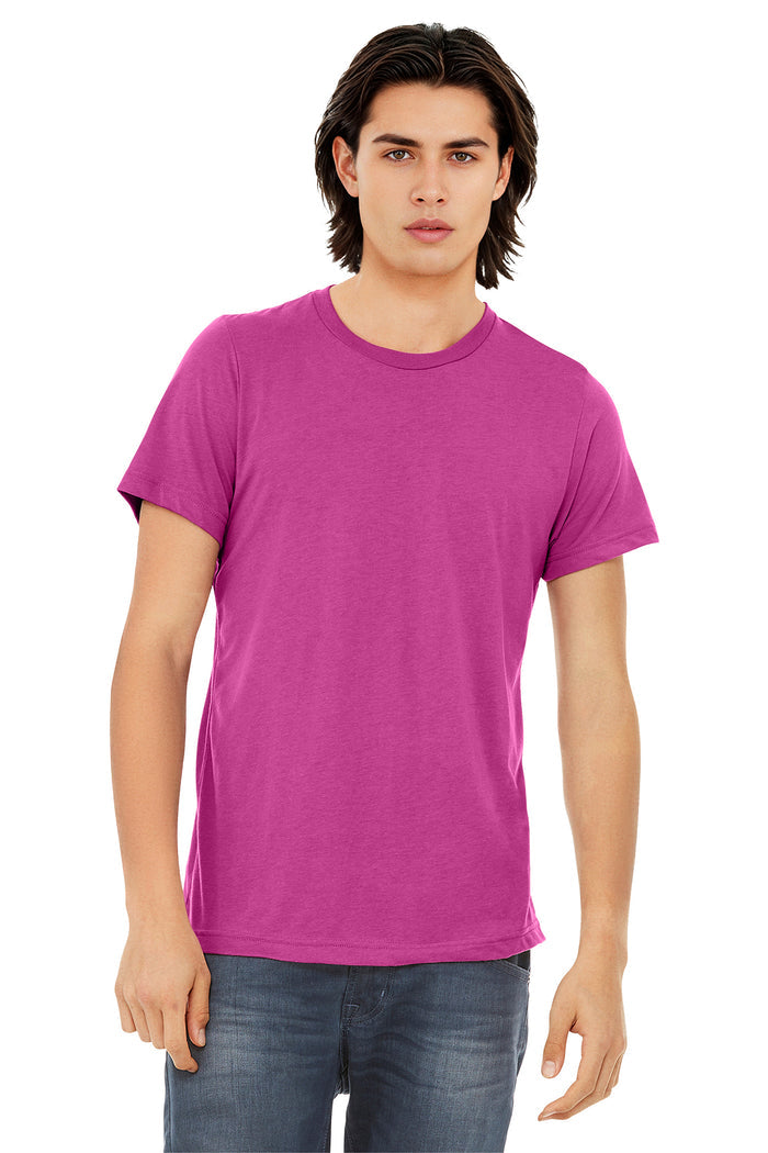 Bella+Canvas 3413 Triblend T-Shirt - Berry Triblend