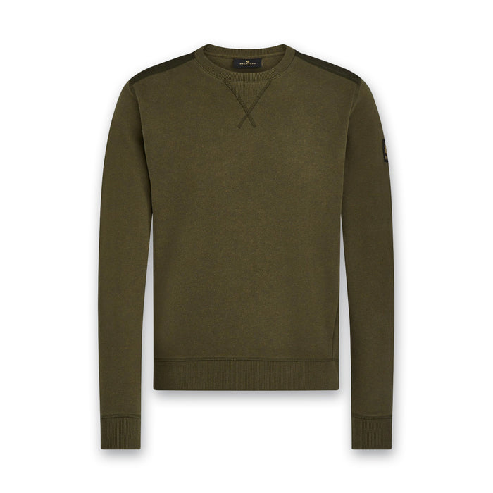 Belstaff - Jarvis Sweatshirt in Salvia Melange - Nigel Clare
