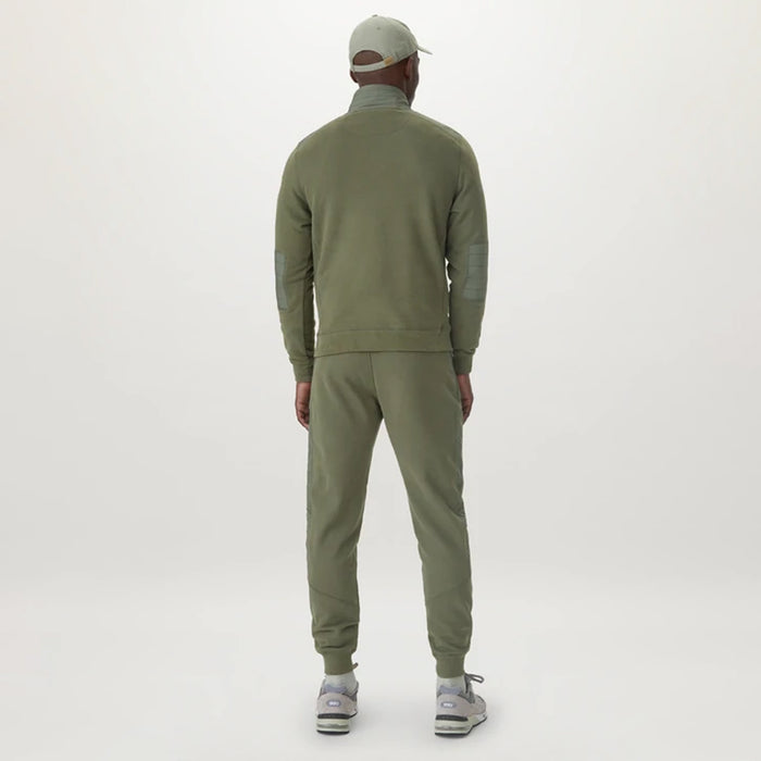 Belstaff - Jaxon Quarter Zip in Pewter Green - Nigel Clare