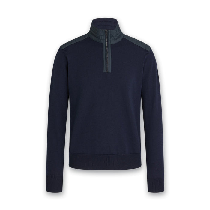 Belstaff - Kilmington Quarter Zip in Washed Navy - Nigel Clare