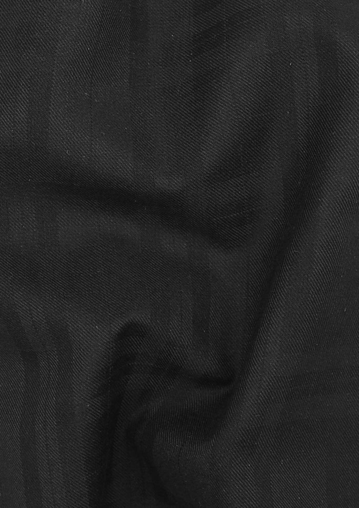 Black Check Pants - SARTORO