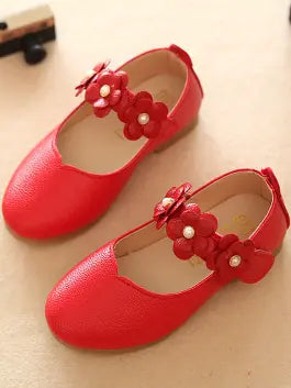 Mia Belle Girls Flower Mary Jane Flats | Shoes By Liv And Mia