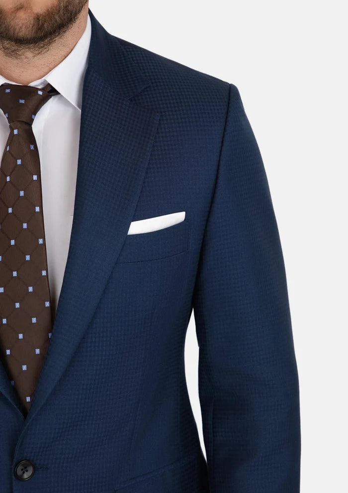 Lafayette Blue Microcheck Suit - SARTORO