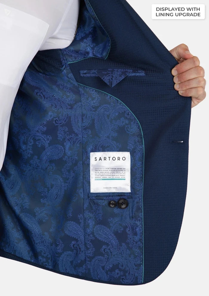 Lafayette Blue Microcheck Suit - SARTORO