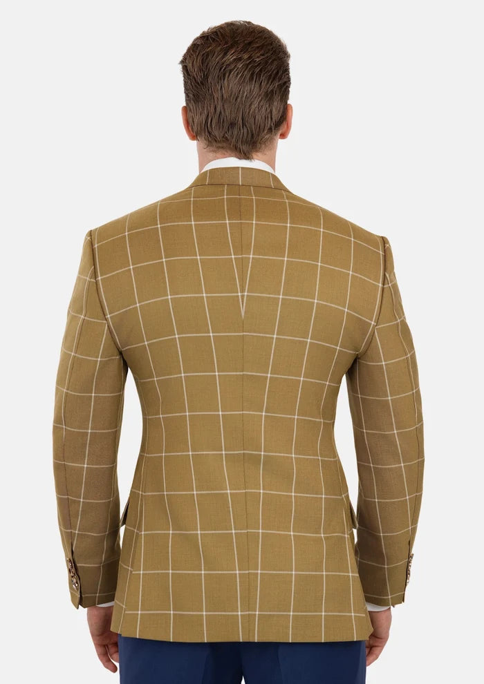Bowery Gold Windowpane Jacket - SARTORO