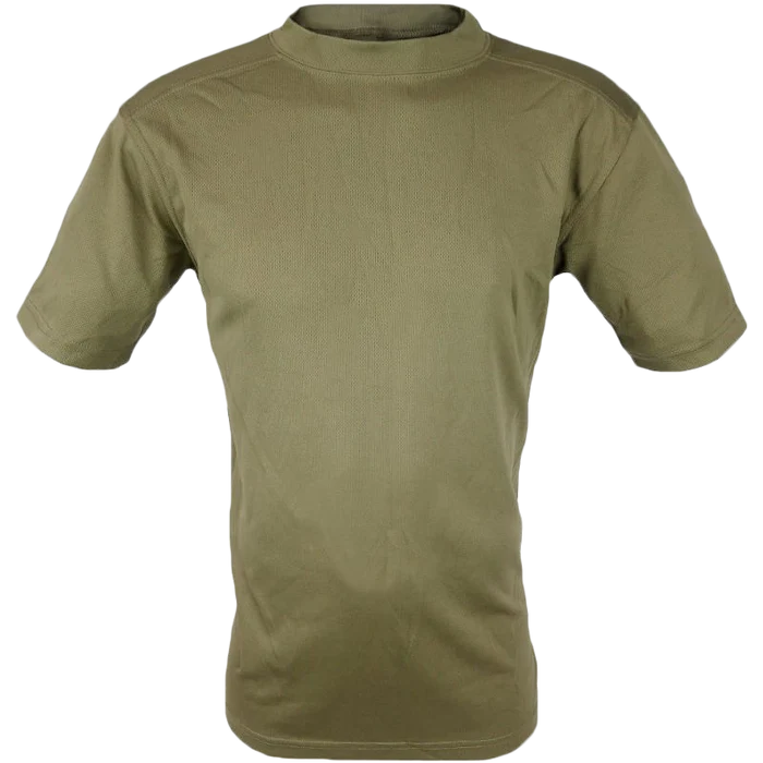 British Army OD Coolmax T-Shirt - British Army Surplus - Plain & Print T-Shirts