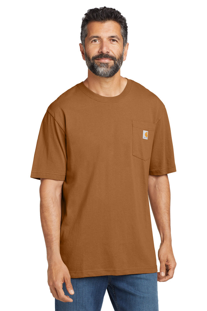 Carhartt K87 Workwear Pocket T-Shirt - Carhartt Brown
