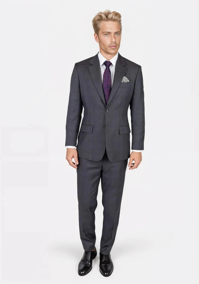 Prince Charcoal Prince of Wales Suit - SARTORO