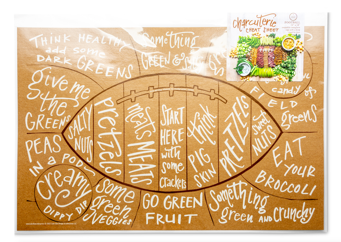 Charcuterie cheat sheet cards — entertaining guide for the perfect charcuterie board | All Put Together