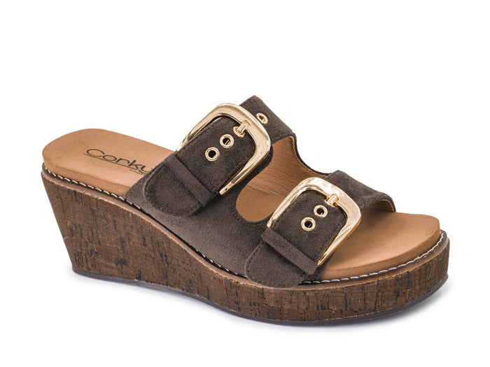 Chocolate Double Dare Sandals