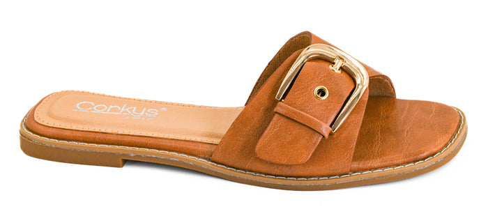 Cognac Pick Me Up Sandal