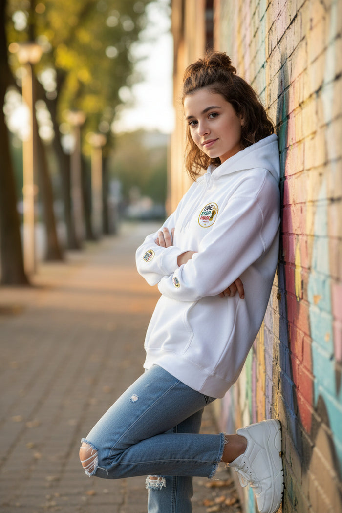 Cozy Floral "One More Sip" Hoodie